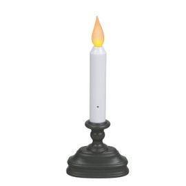 Xodus Innovations FPC1320A Battery Operated 9 inch Window Candle with Tilt to Change Flame Color and Dusk to Dawn Light Sensor Timer, Black/Antique Bronze