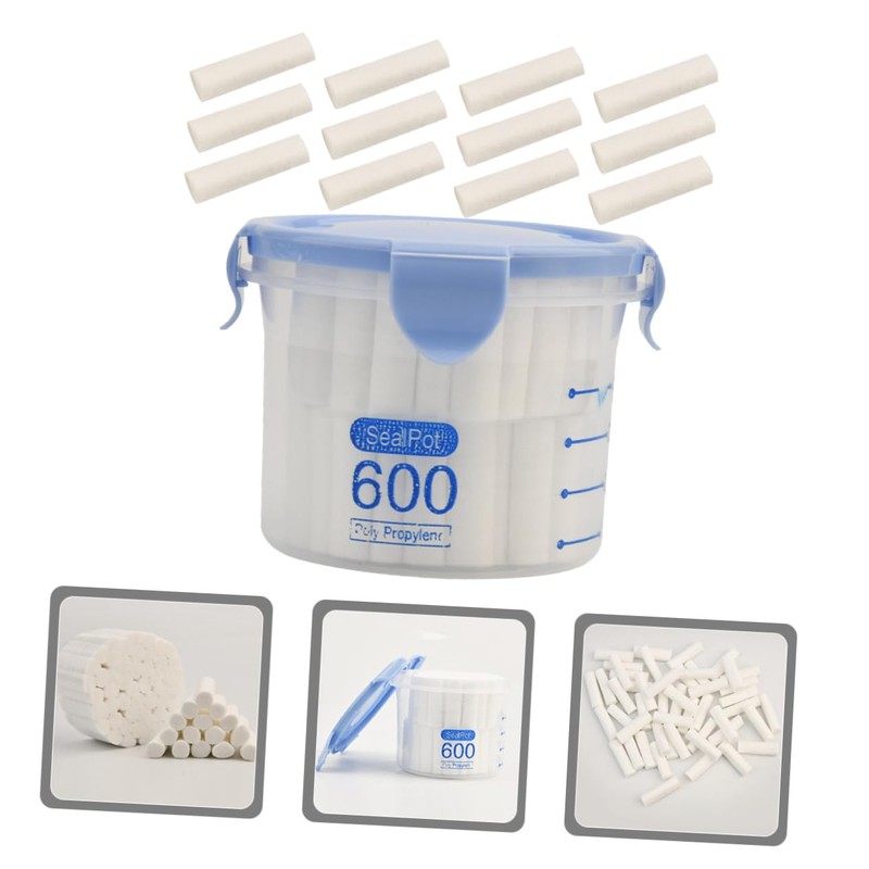 FOMIYES 1 Box Rolled Cotton Nose Plugs for Nose Dentists