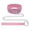 paloli Pink Choker Necklace for Women, Punk Gothic Rock Neck