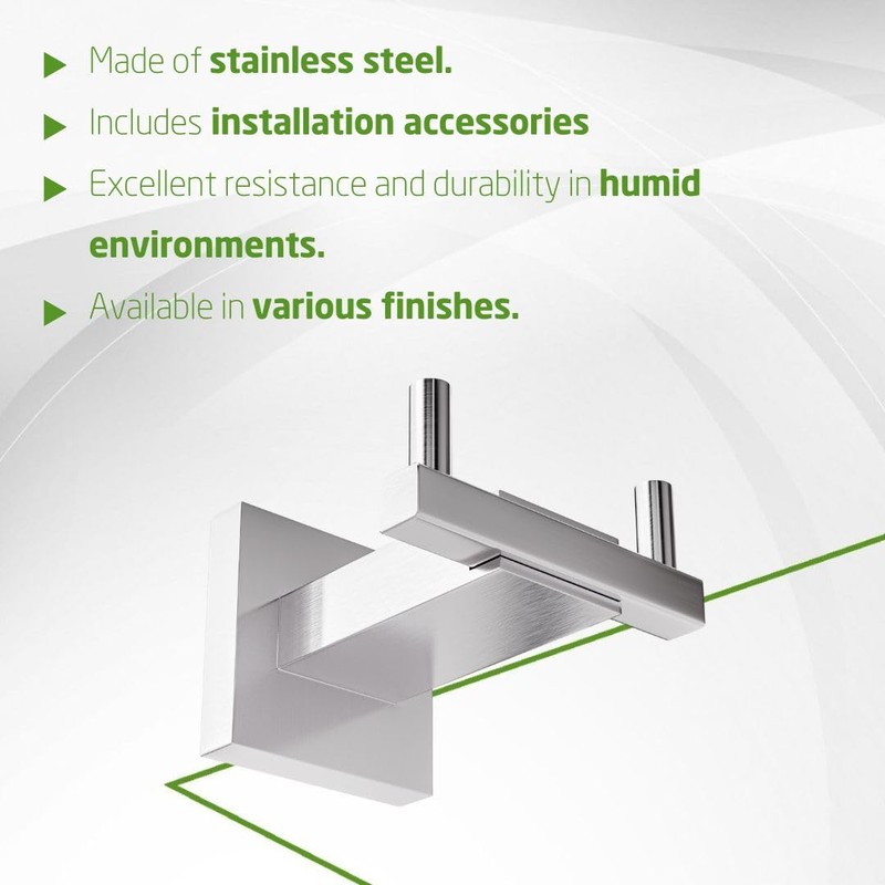 Amig - Bathroom Towel Hook Mod. Isla-5 | Wall-Mounted Towel