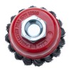 65mm Wire Brush for Angle Grinder, Hard Twisted Wire Brush