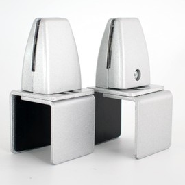 Sneeze Guard Support Clamp Aluminum Vertical Clamp Partition Board Clamp Acrylic Desk Divider Support Clamp Desk Shield Clamp Privacy Panel Clamp for Clear Shield for Desktop Countertop Reception