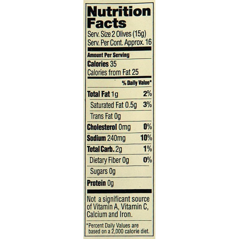 Black Olives in Brine, 16 Ounces (Pack of 6)