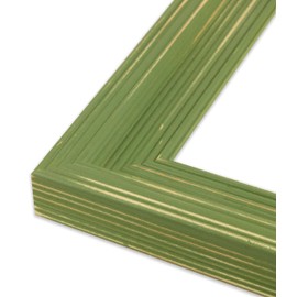 The Rusty Roof-Distressed Cimarron Leafy Green-Solid Wood Picture Frame-5x7