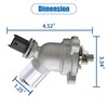 FIQAPJ Engine Coolant Thermostat Housing Assembly Compatible with Chevy Spark
