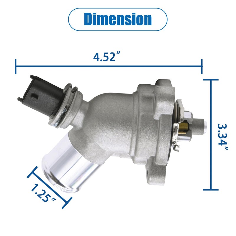 FIQAPJ Engine Coolant Thermostat Housing Assembly Compatible with Chevy Spark