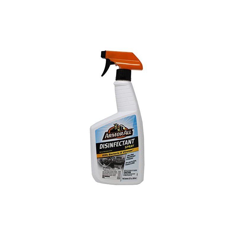 Armor All Disinfectant Spray General Cleaner Deodorizer Kills Bacteria &