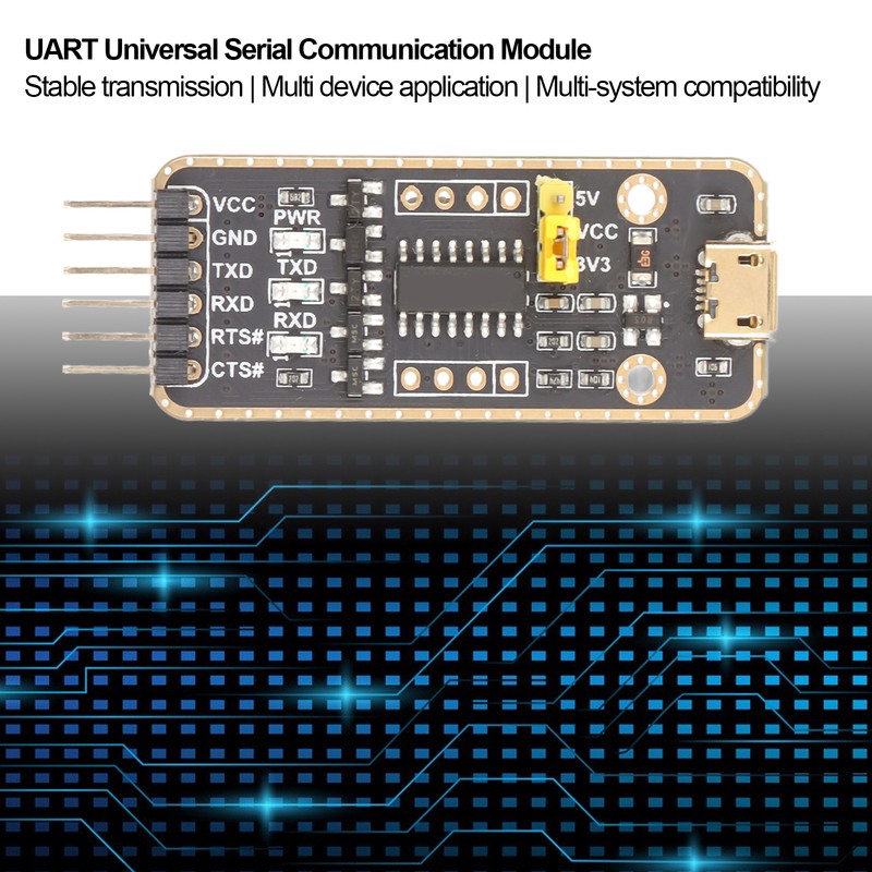 Serial Communication Module Anti Static CH343G Chip Micro USB to