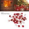 Mini Christmas Ball Ornaments, Polished Shatterproof Glossy 49pcs Lightweight Mini