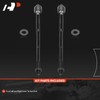 A-Premium 2 x Front Inner Tie Rod Ends, Compatible with