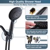 BRIGHT SHOWERS 9 Spray Settings Shower Head with Handheld High