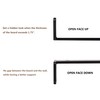NEODROP 12 Pack 6 Inch Floating Shelf Brackets, Heavy Duty