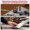XUNTOP Inclinometro Digitale Precisione ±0.2° Base magnetico e Canale a