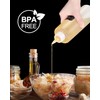 Squeeze Bottles, 16 OZ Plastic Sauce Squeeze Bottle Set with