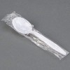 Individually Wrapped Heavy Weight Soup Spoon (White Spoon, 200)