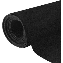 Halero 78"x40" Black Underfelt Carpet for Speaker,Sub Box Carpet, Auto,RV,Boat,Marine,Truck,Car Trunk Felt Liner Carpet
