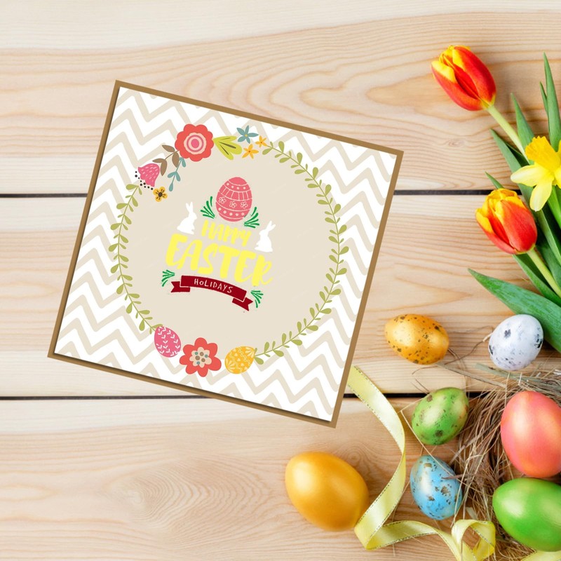 Easter Words Clear Rubber Stamps for Card Making Decorative Easter