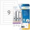 HERMA 65123 Insertion Spine Labels for Folders Perforated Short Narrow