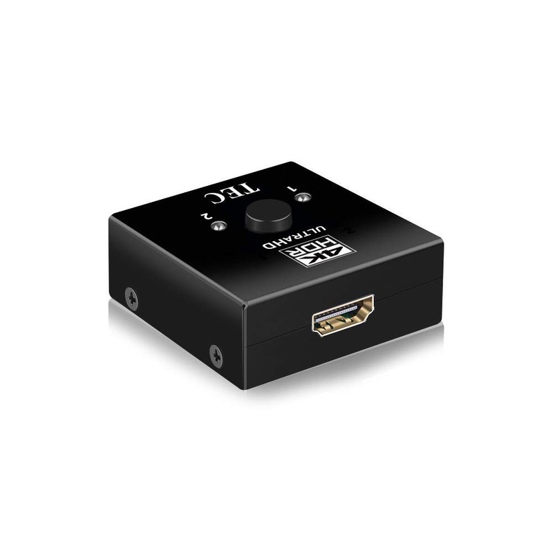 Tech THDSW2W-4K60 4KHDR Compatible Bi-Directional HDMI Switcher/Selector, Supports Resolutions up