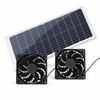Solar Dual Exhaust Fan for Outdoor Ventilation – 30W Waterproof