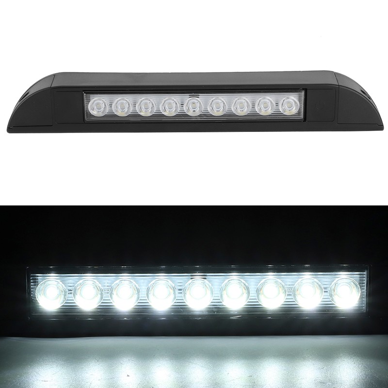 LED Car Interior Strip Bar Light 9 LED Lamp Beads