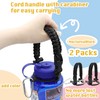 LUTQ 2 Packs Cap Strap for 32oz Wide Mouth Nalgene