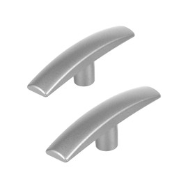 2 Packs RV Waste Water Valve Handles Compatible with CAMCO, Metal RV Waste Valves Handles Replacement RV Accessories for 1 1/2" and 3" Water Tank Gate Valves & Sewer Dump Valves (Silver)