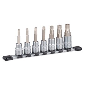 トネ(TONE) トルクスソケットセット(いじり防止タイプ・ホルダー付) HTX407H 差込角12.7mm(1/2") 内容7点