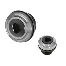 GROM125 CNC Engine Crankcase Cover Plugs Compatible with MONKEY 125 GROM CT125 DAX 125 ST125 Titanium
