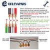 DELEYAPARS 520736 Flow Switch with 3 Wires (Black/White/red) for Pentair