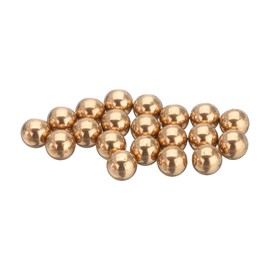 sourcing map 20 Pcs 5.5 mm Bearing Balls H62 Brass G100 Precision Balls for Industrial Spheres, Machinery, Automotive, and DIY