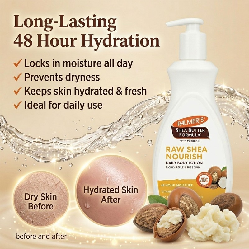 Palmer’s Shea Butter Raw Shea Nourish Daily Body Lotion 400ml