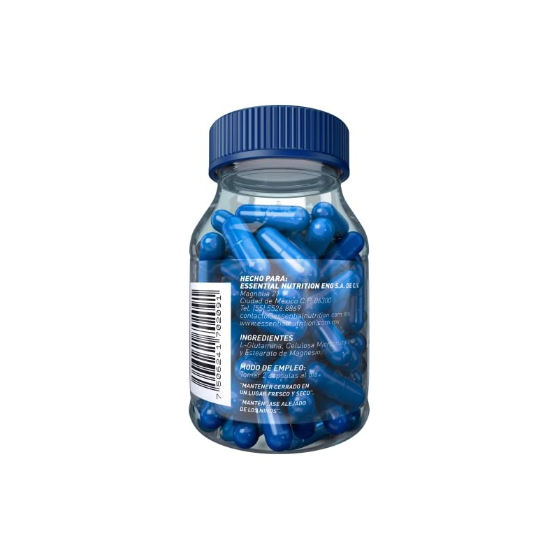 Essential Nutrition L-Glutamina Sport 70 cápsulas de 500 mg