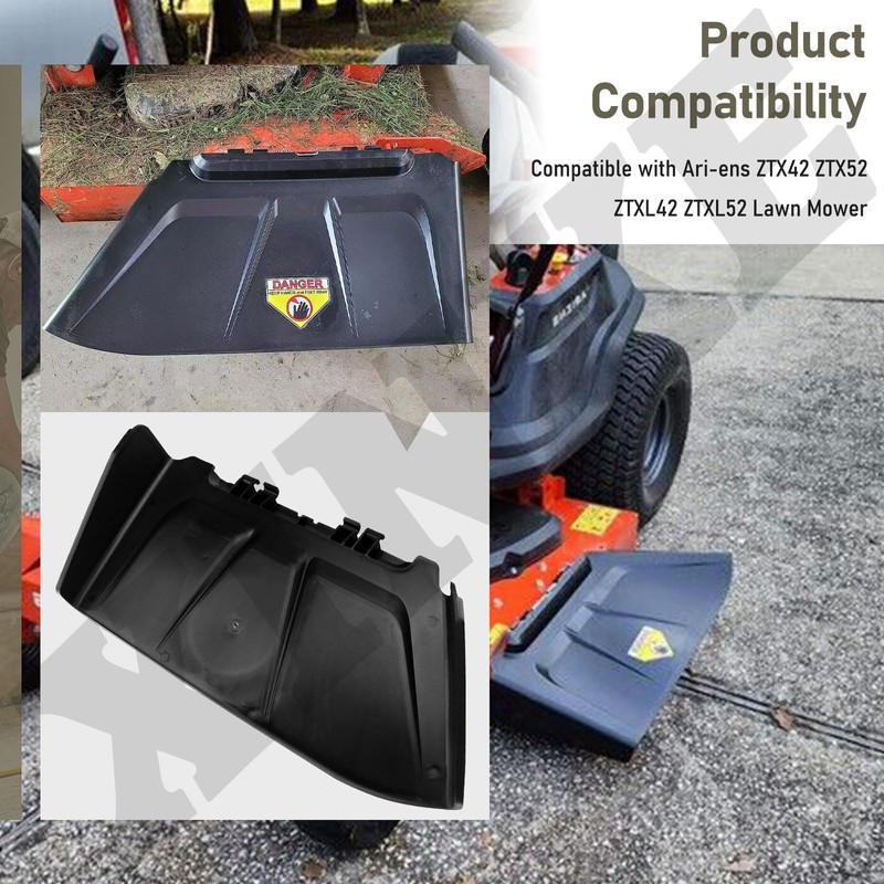 XINKE 04795000 Side Discharge Chute Compatible with Ari-ens & Gravely