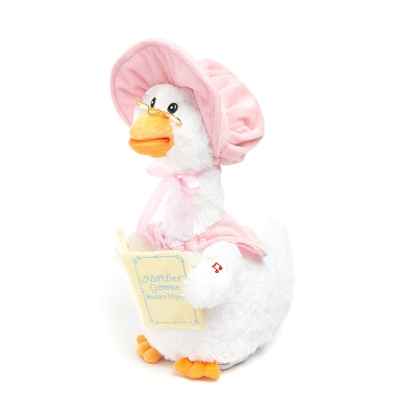 Cuddle Barn – Mother Goose Animated Stuffed Animal Reads Nursery