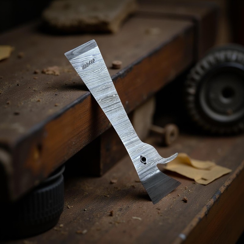 Jayger Hive Tool | Damascus Steel | Heat Treated |