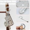 YIKECASE Key Fob Cover with Diamond Keychain Car Key Holder