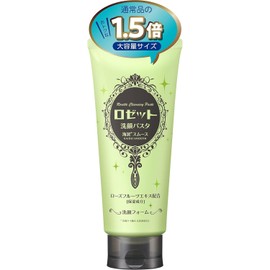  Rosette Facial Wash Pasta, Sea Mud Smooth, 6.3 oz (180 g) (Large Capacity, 1.5 Times the Normal Size), Facial Cleansing Foam, Pores, 6.3 oz (180 g)