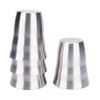 Metal Drinking Glasses, Beasea 8 oz Metal Cups Set of