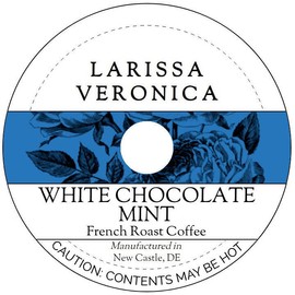 White Chocolate Mint French Roast Coffee (Single Serve K-Cup Pods) (Gourmet, Naturally Flavored, Whole Coffee Beans) (12 pods, ZIN: 575687) - 3 Pack