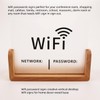 Runningfish Modern American Style Bright Color Printing WiFi Sign WiFi