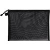 Black Zipper Pouch 1PC A4/A5/A6 Mesh Zipper Book File Folders