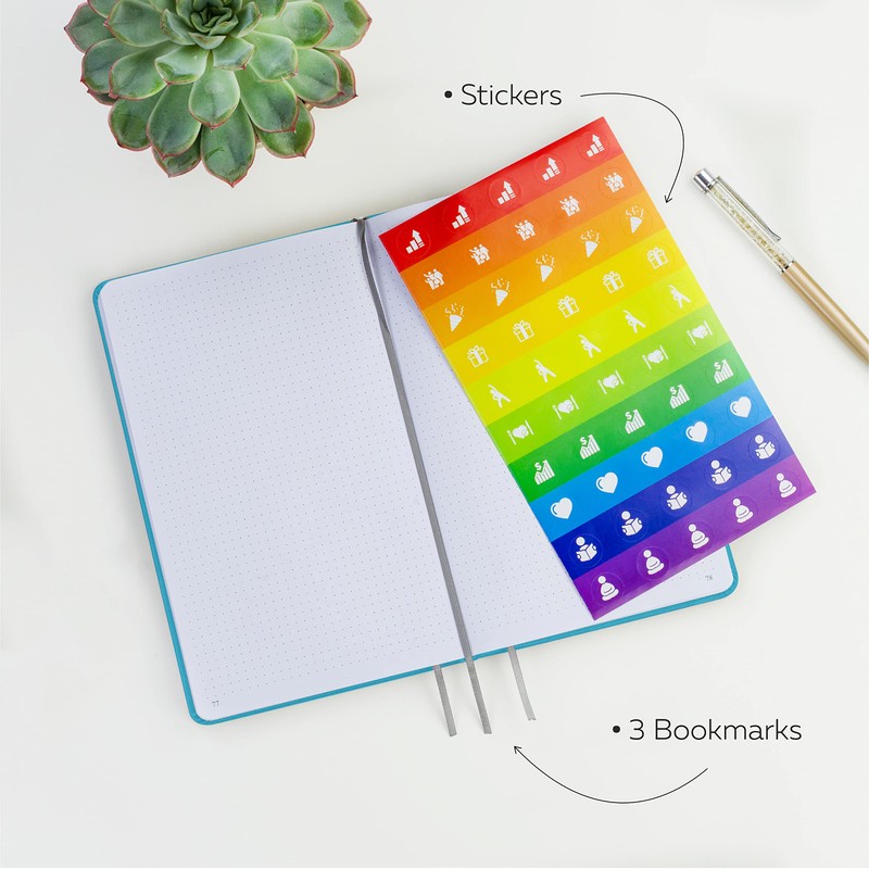 Clever Fox Dotted Notebook – Dot Grid Bullet Numbered Pages