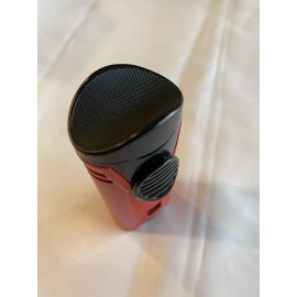 JetLine Bugle Single Jet Torch Cigar Lighter - Red - New