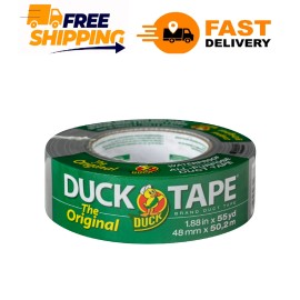 Duck The Original Duck Tape Brand Duct Tape, 1.88 in. x 55 yd., Silver
