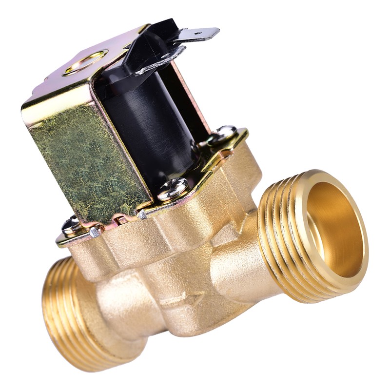 3/4" DC 24V Normally Closed Brass Electric Solenoid Magnetic Valve