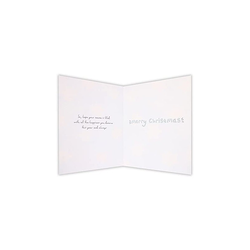 Clintons: Penguin With Presents Niece Christmas Card, Multi-Colour, 155 x