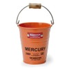 Key Stone Mercury Mini Tin Bucket Orange MEBUMBOR Camping Accessories