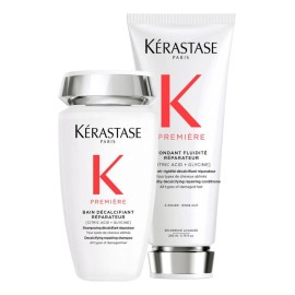 Kit Tratamiento Para Cabello Dañado y Maltratado Shampoo Acondicionador Reparador Kerastase Premiere 200ml