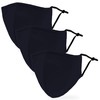 weddingstar 3 Pack Adult Washable Cloth Face Mask Reusable and